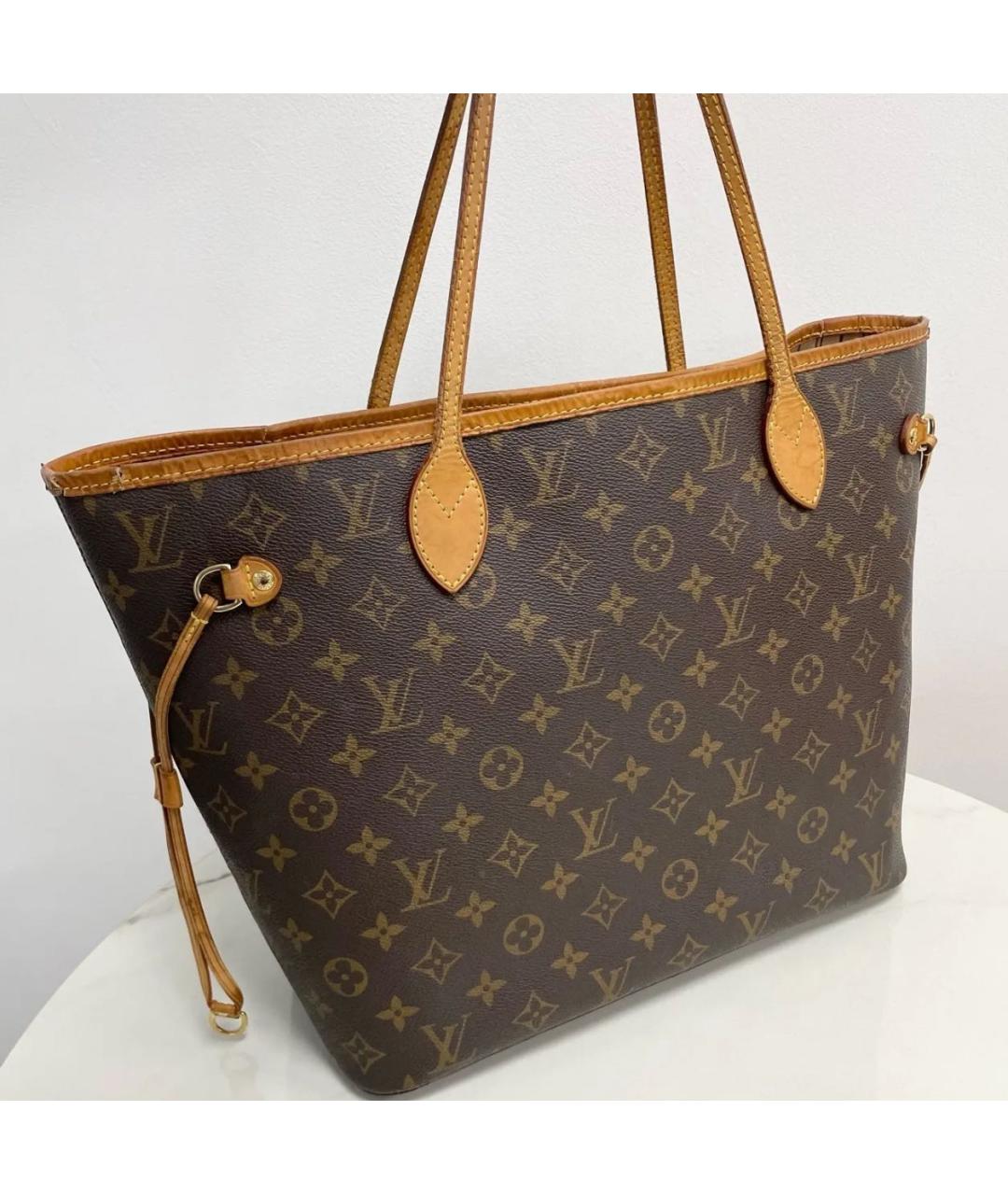 LOUIS VUITTON Коричневая сумка тоут, фото 2