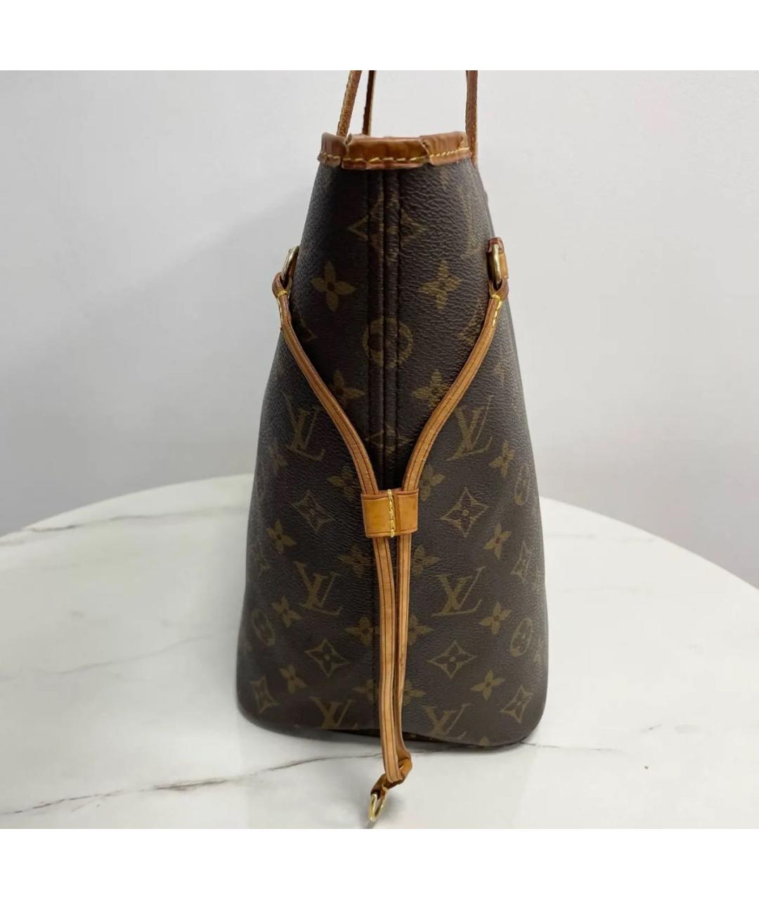 LOUIS VUITTON Коричневая сумка тоут, фото 6