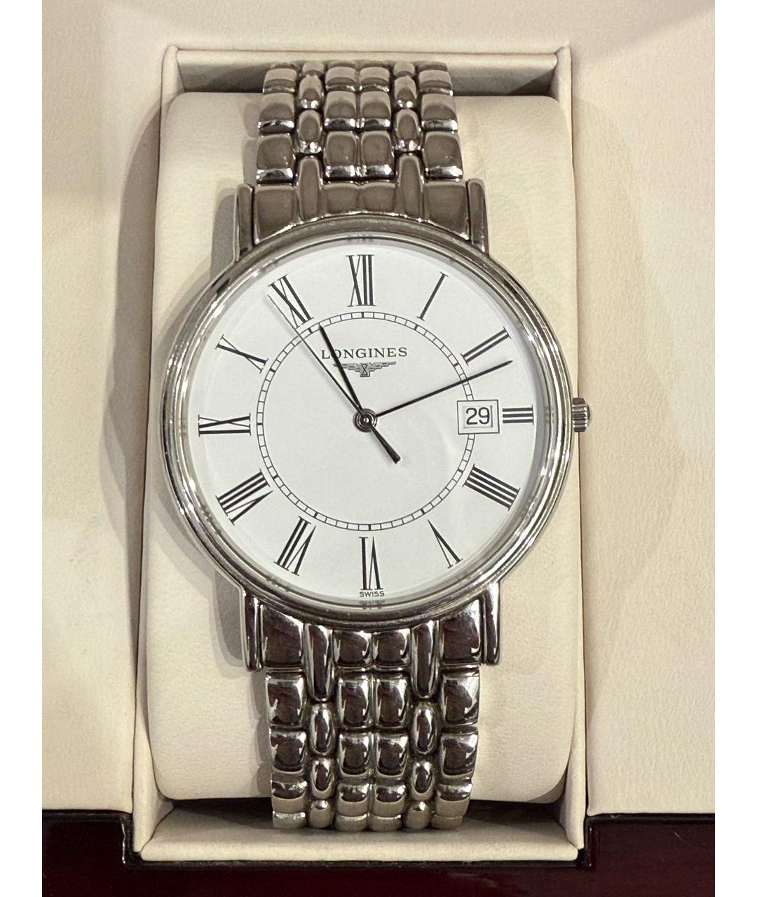 LONGINES Серебряные стальные часы, фото 4