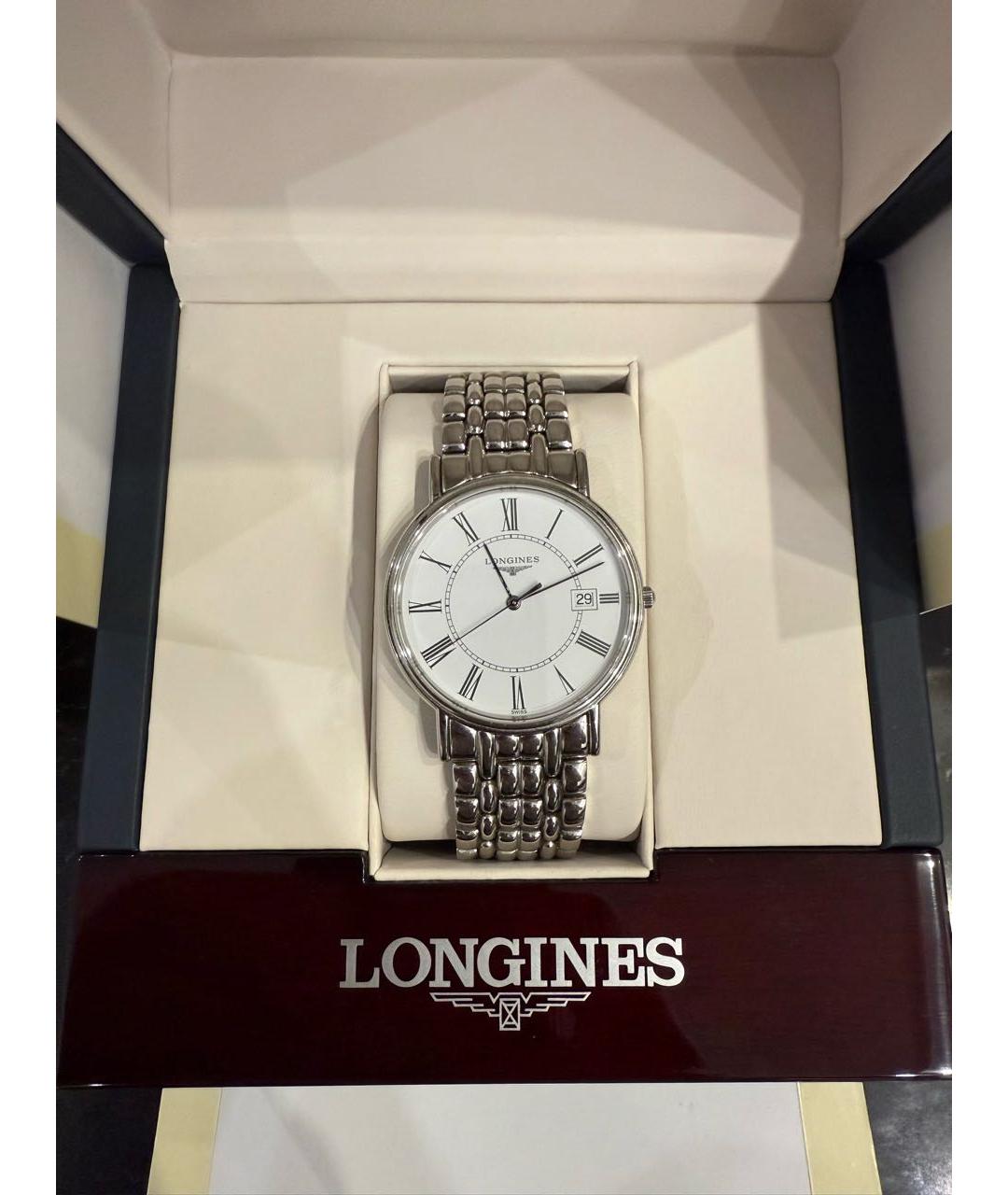 LONGINES Серебряные стальные часы, фото 2
