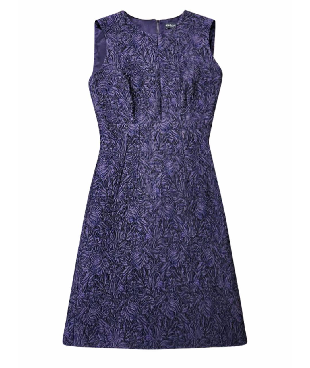 DOLCE&GABBANA Фиолетовое полиэстеровое коктейльное платье, фото 1