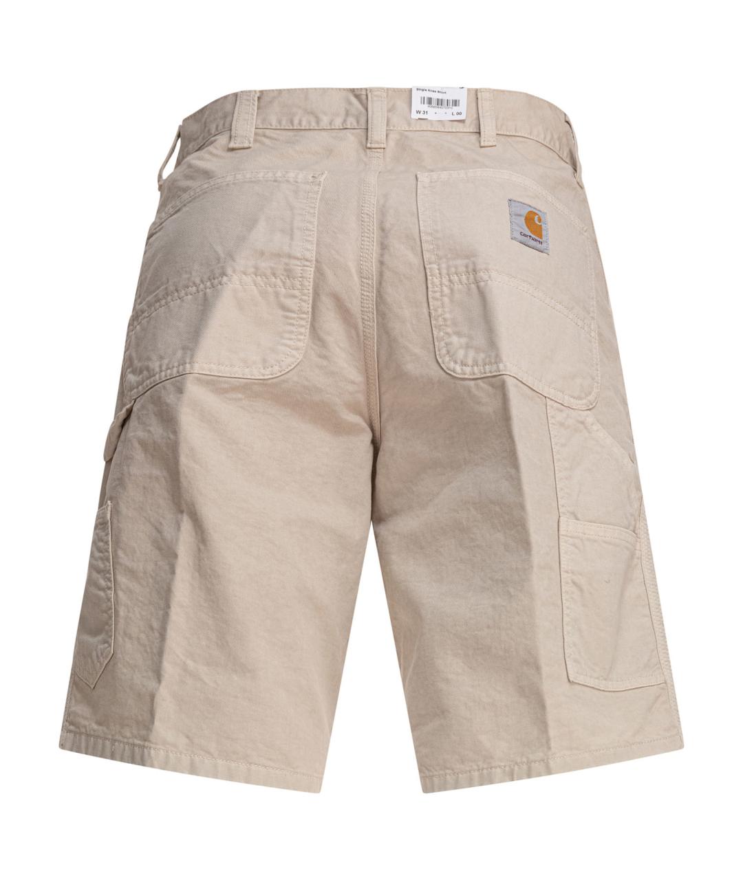 CARHARTT WIP Бежевые хлопковые шорты, фото 2