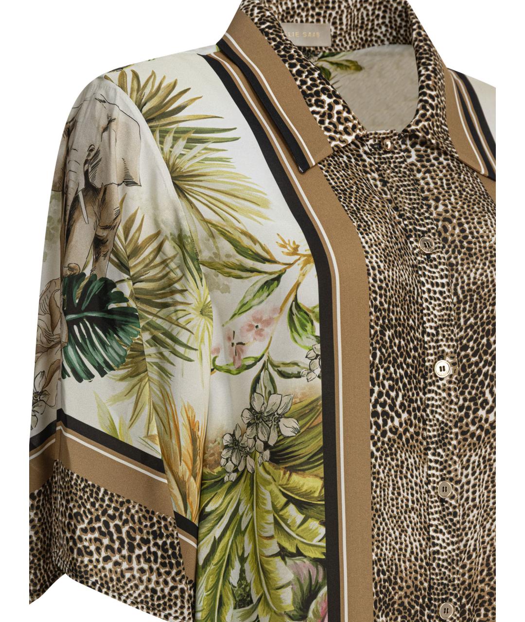 ELIE SAAB Мульти вискозная рубашка, фото 4