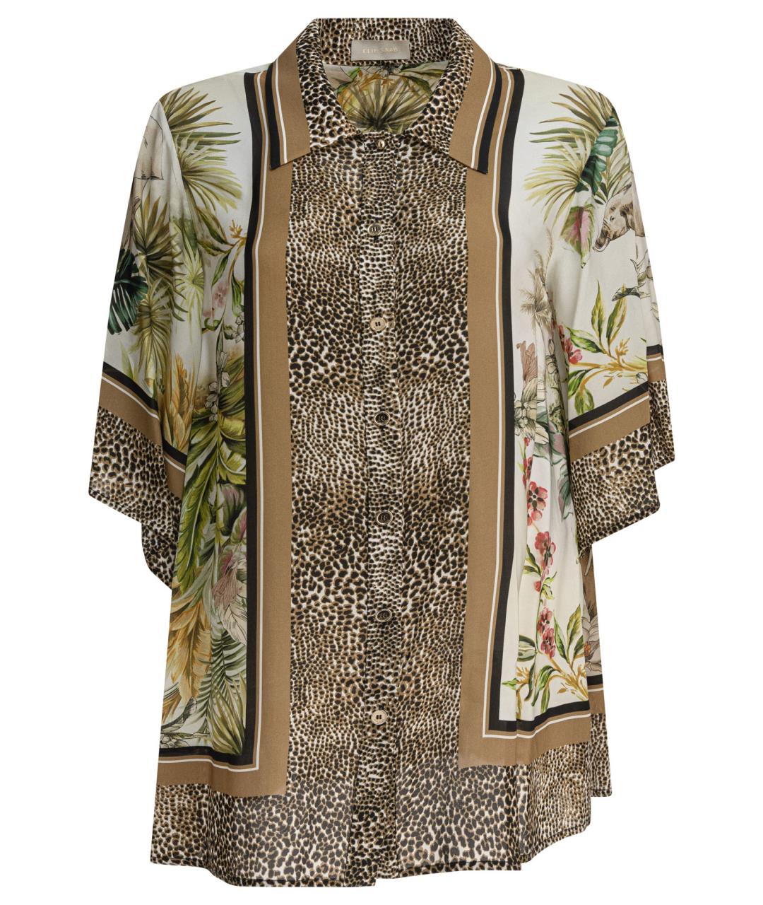 ELIE SAAB Мульти вискозная рубашка, фото 1