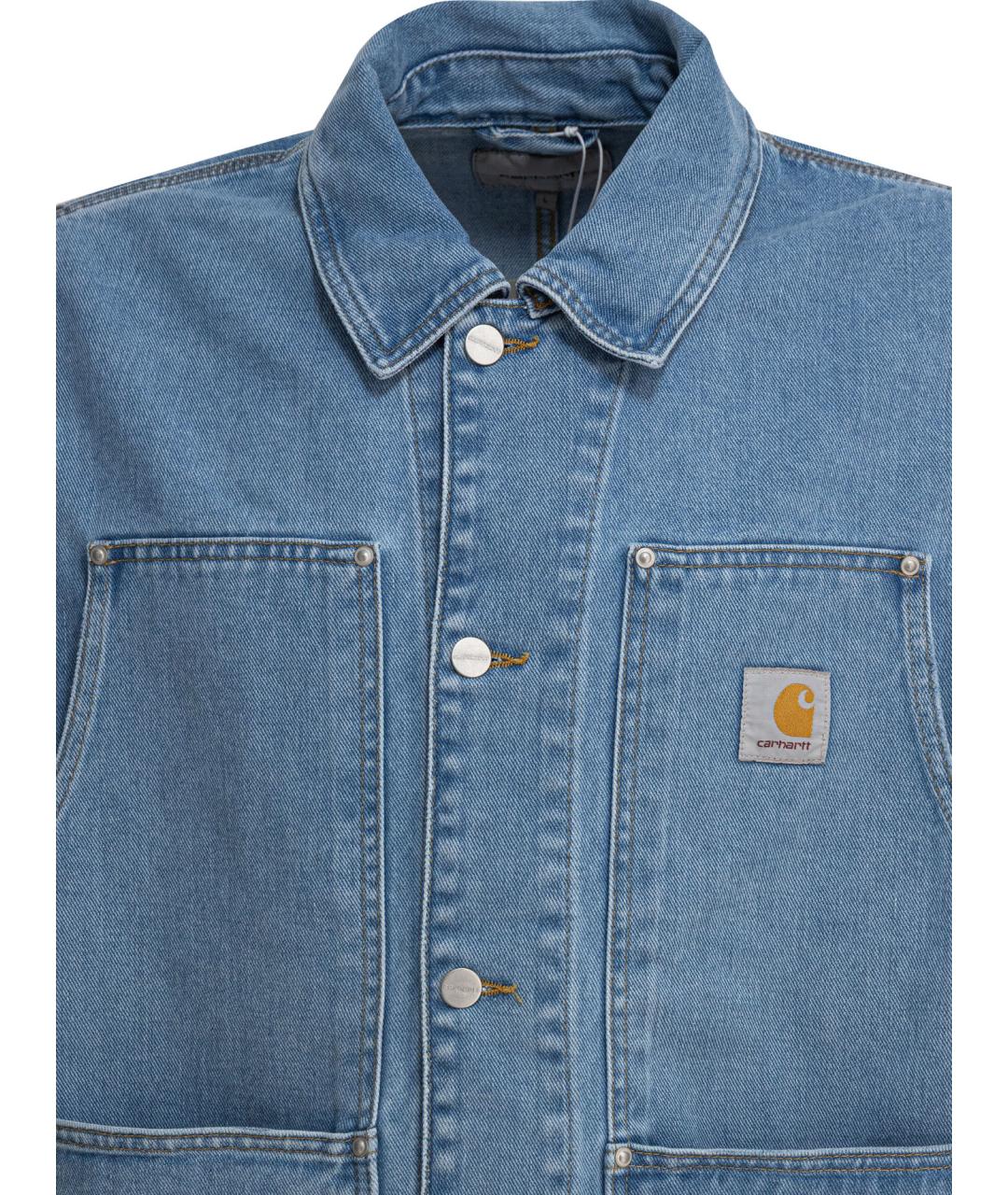 CARHARTT WIP Синяя хлопковая куртка, фото 3