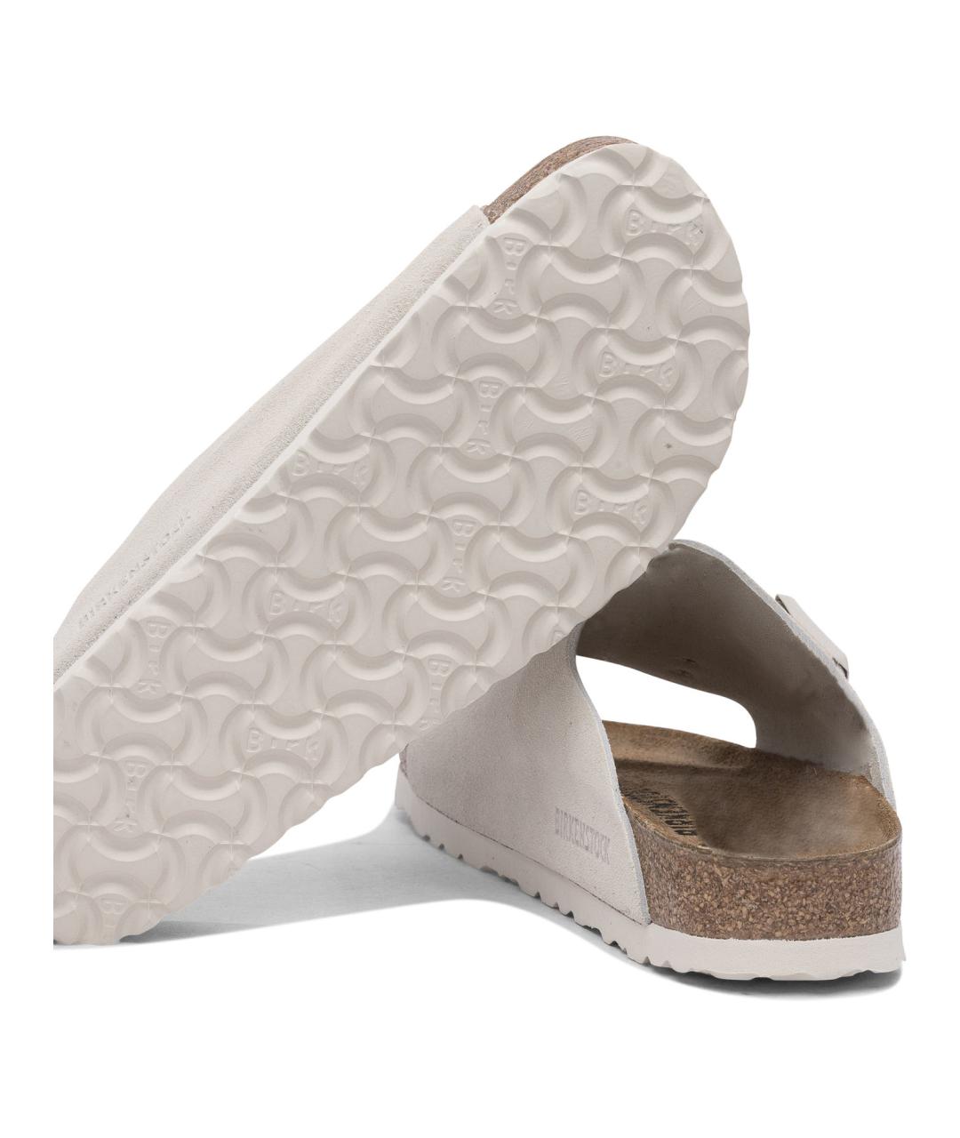 BIRKENSTOCK Серые замшевые сандалии, фото 5
