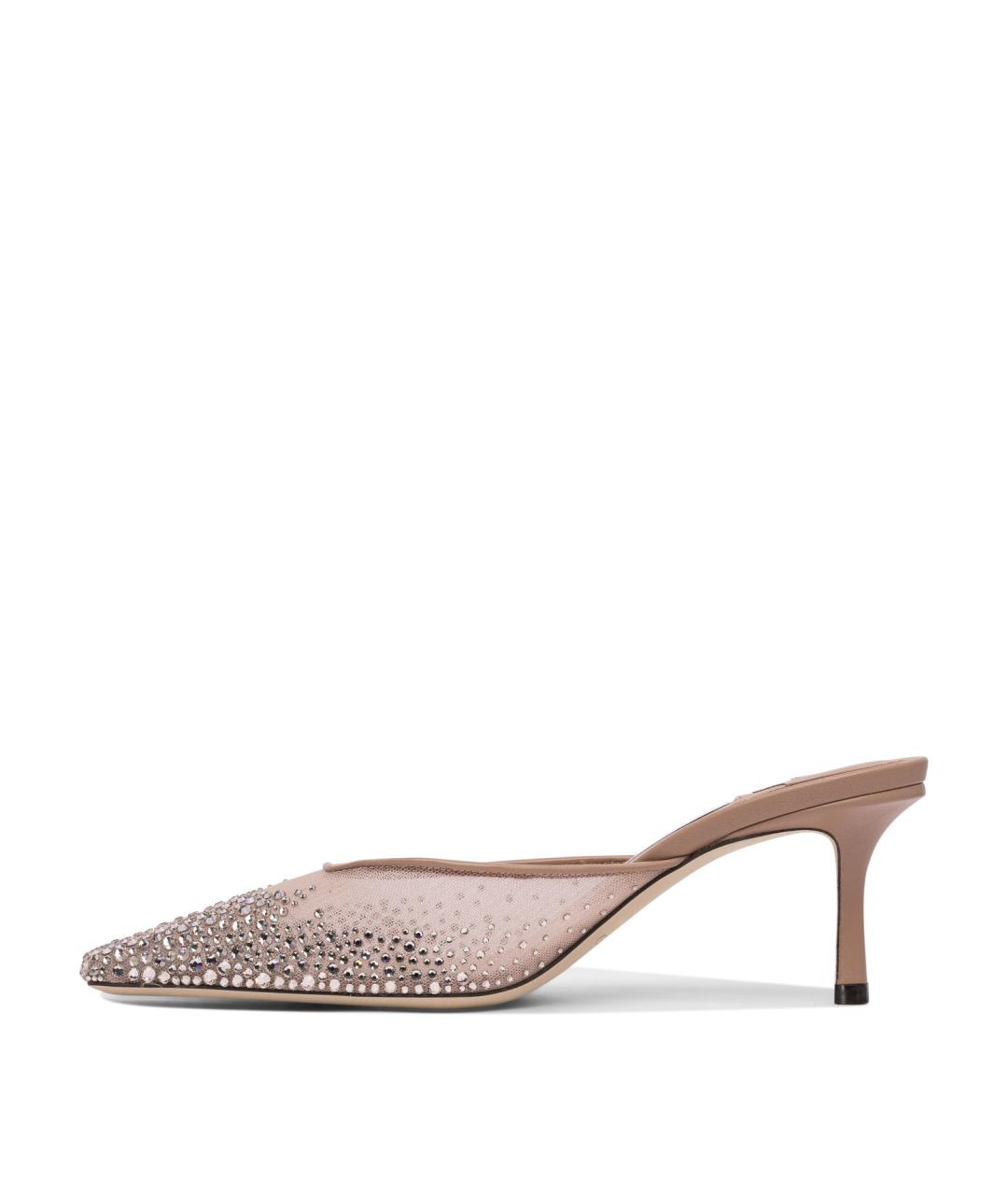 JIMMY CHOO Розовые мюли, фото 3