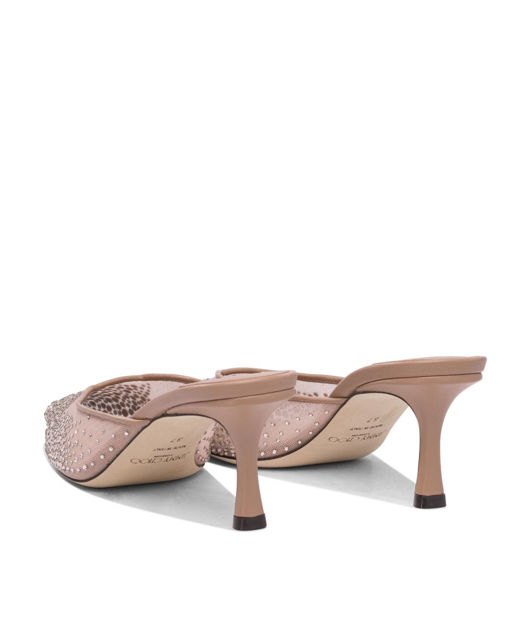 JIMMY CHOO Розовые мюли, фото 4