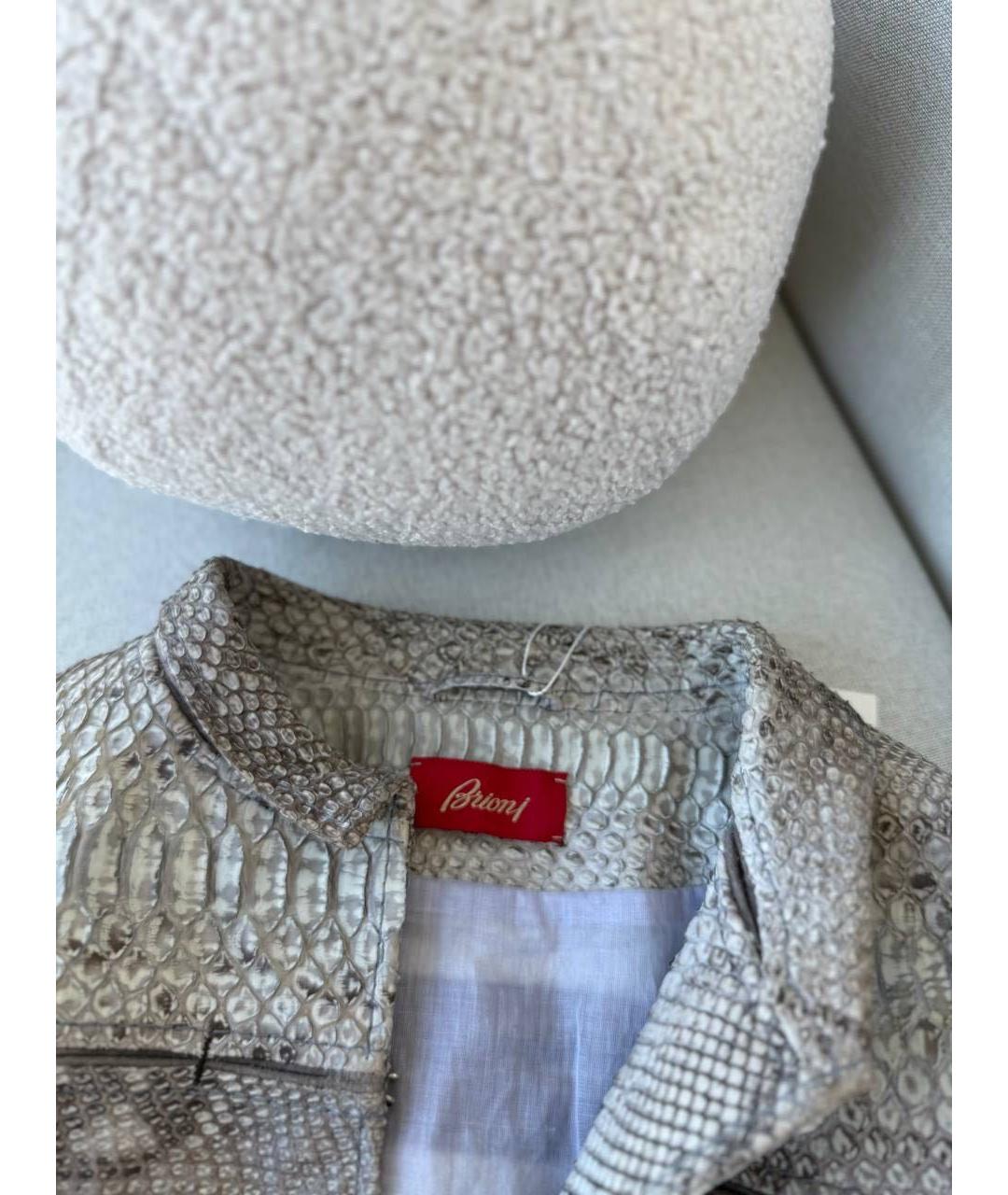 BRIONI Куртка из экзотической кожи, фото 5