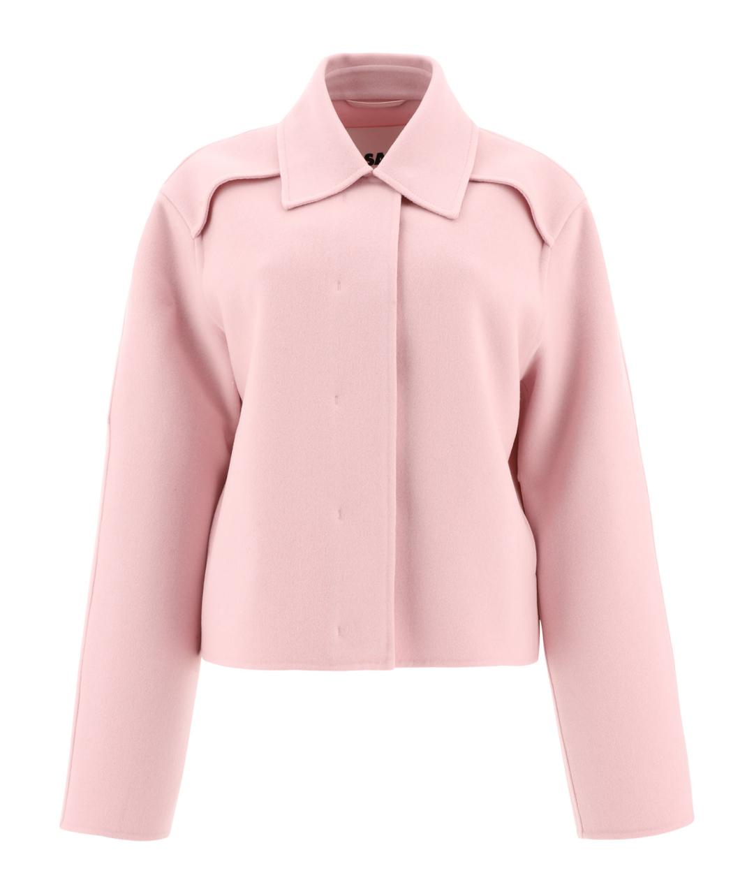 JIL SANDER Розовая вискозная куртка, фото 1