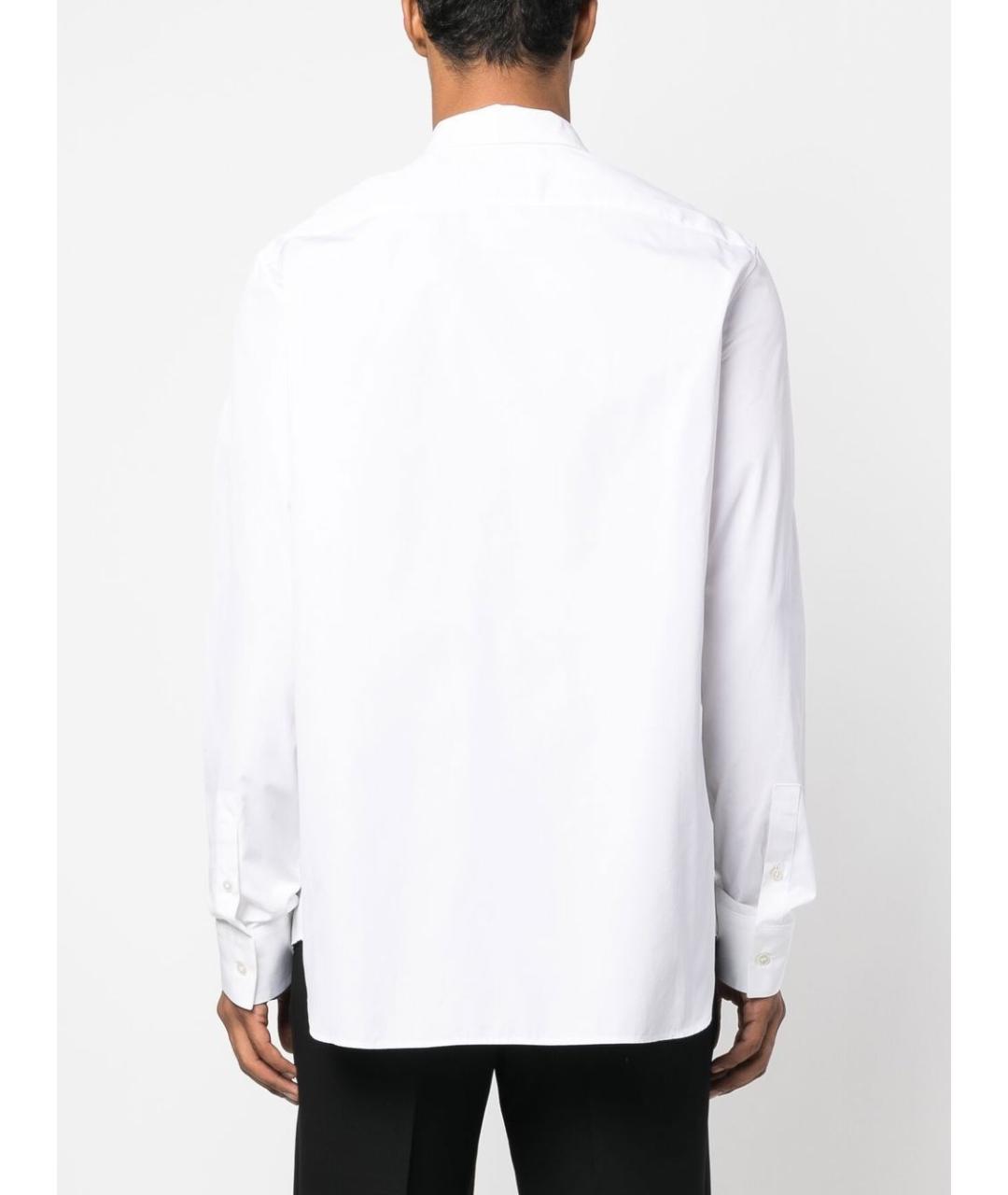 JIL SANDER Белая хлопковая кэжуал рубашка, фото 4