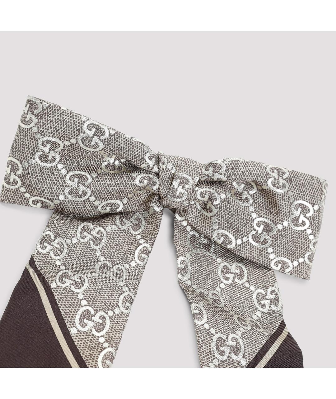 GUCCI Бежевая заколка, фото 4
