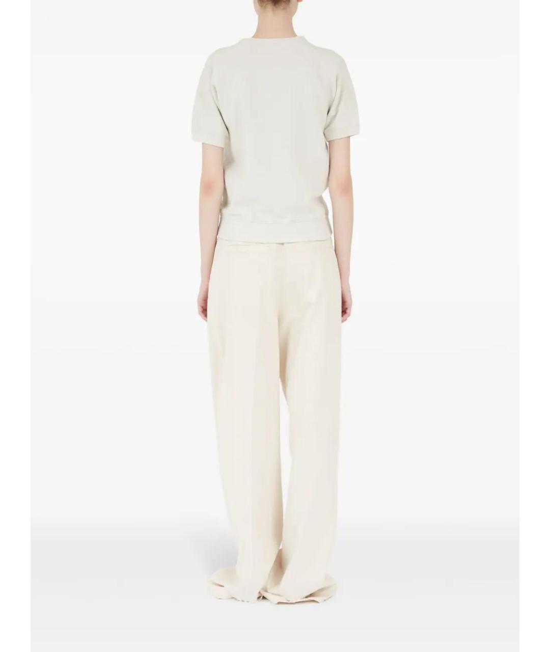 MAISON MARGIELA Белая хлопковая футболка, фото 5