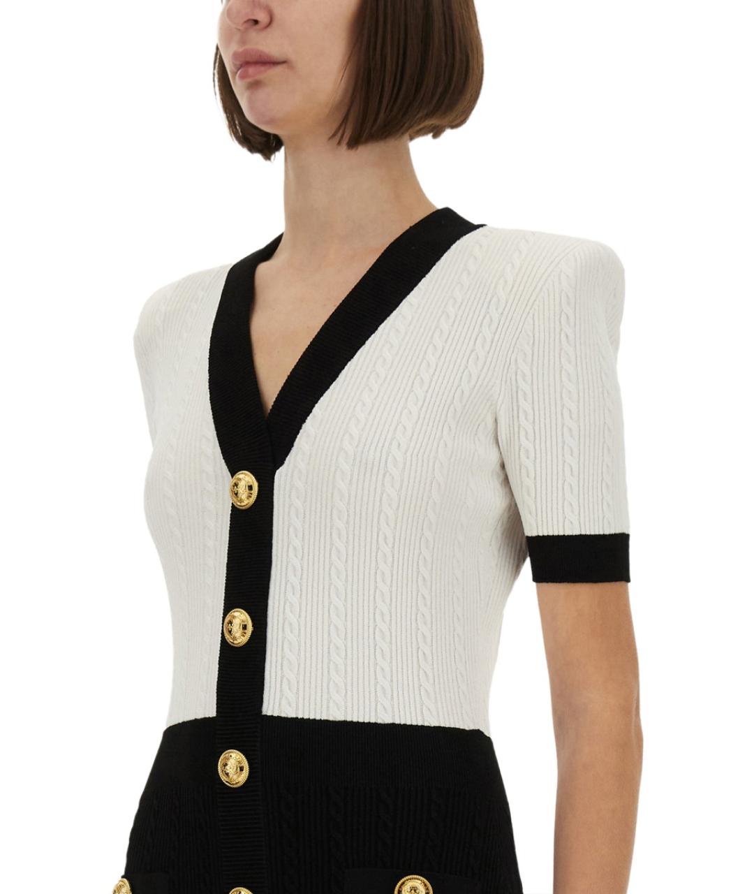 BALMAIN Мульти вискозное повседневное платье, фото 5