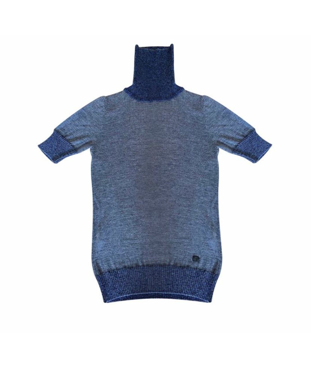 TRUSSARDI Синий шерстяной джемпер / свитер, фото 1