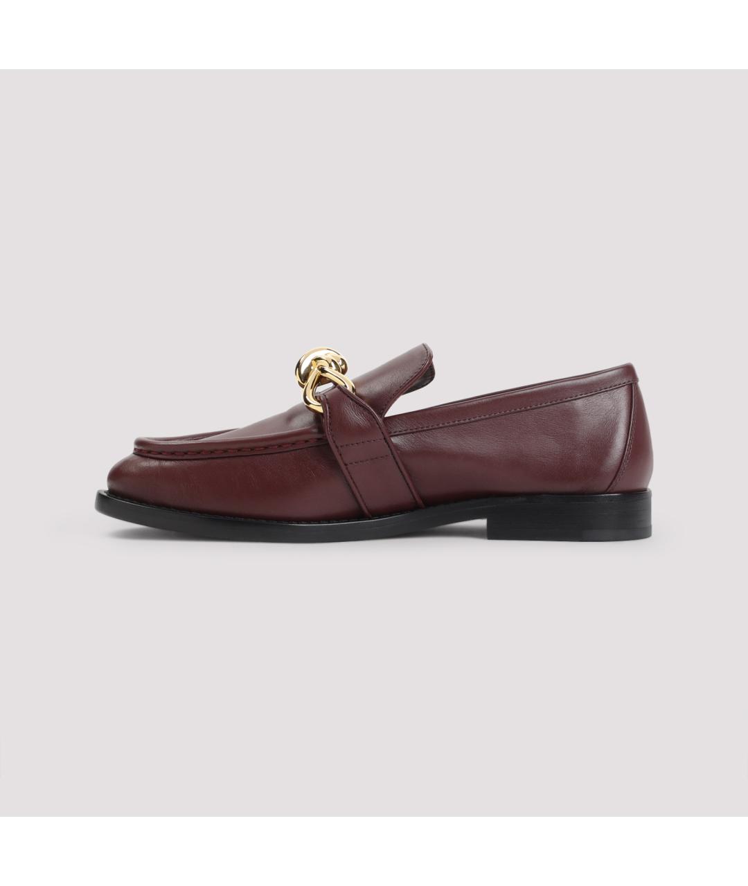 BOTTEGA VENETA Коричневые кожаные лоферы, фото 3