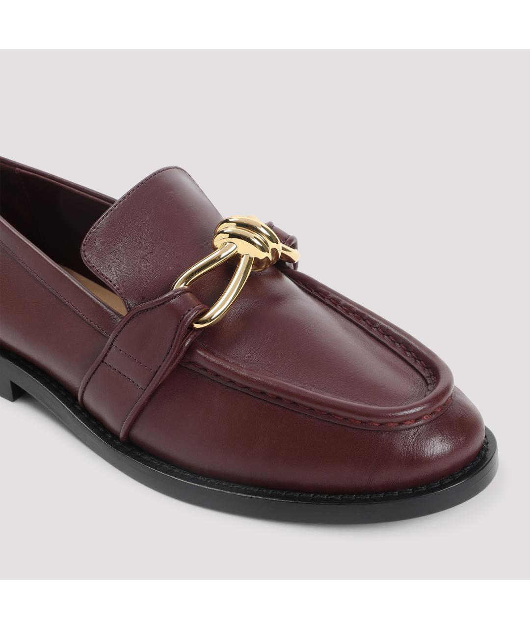 BOTTEGA VENETA Коричневые кожаные лоферы, фото 5