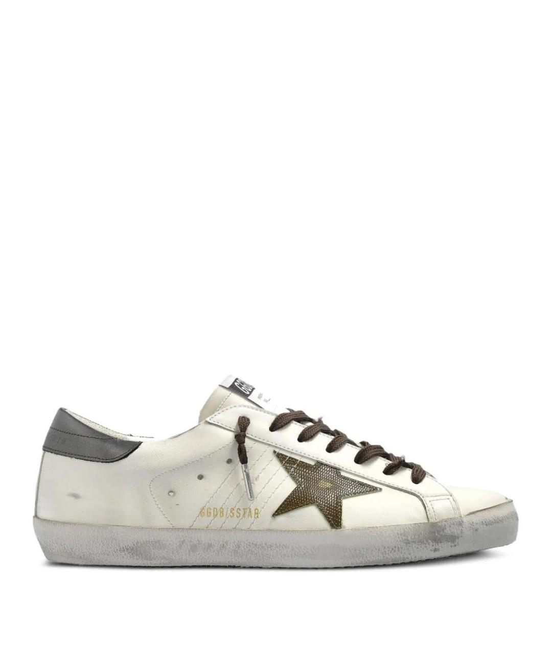 GOLDEN GOOSE DELUXE BRAND Мульти кожаные низкие кроссовки / кеды, фото 1