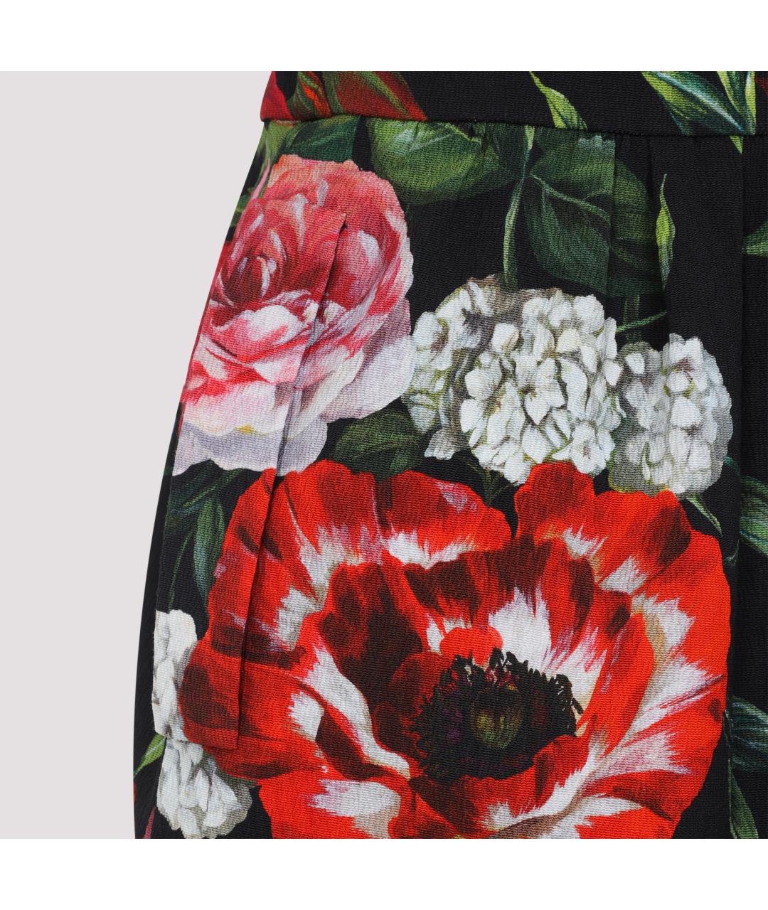 DOLCE&GABBANA Мульти хлопковое повседневное платье, фото 4