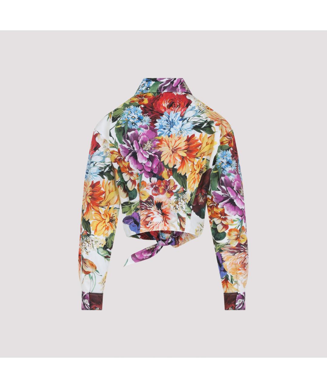 DOLCE&GABBANA Мульти хлопковая рубашка, фото 3