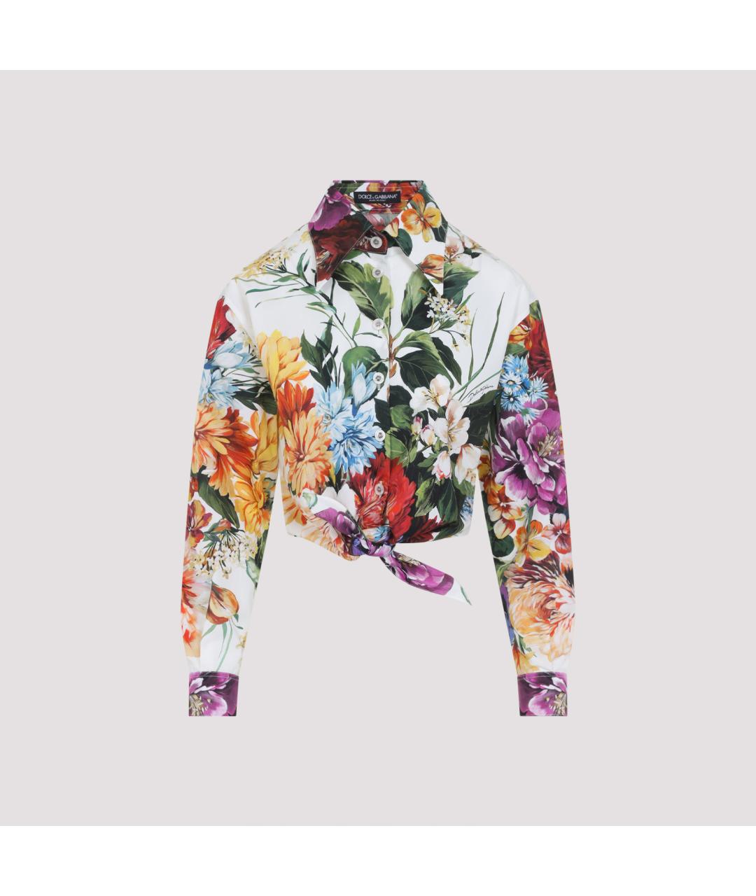 DOLCE&GABBANA Мульти хлопковая рубашка, фото 2
