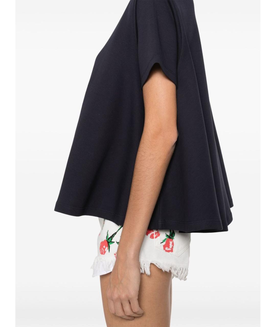 LOEWE Темно-синяя хлопковая футболка, фото 2