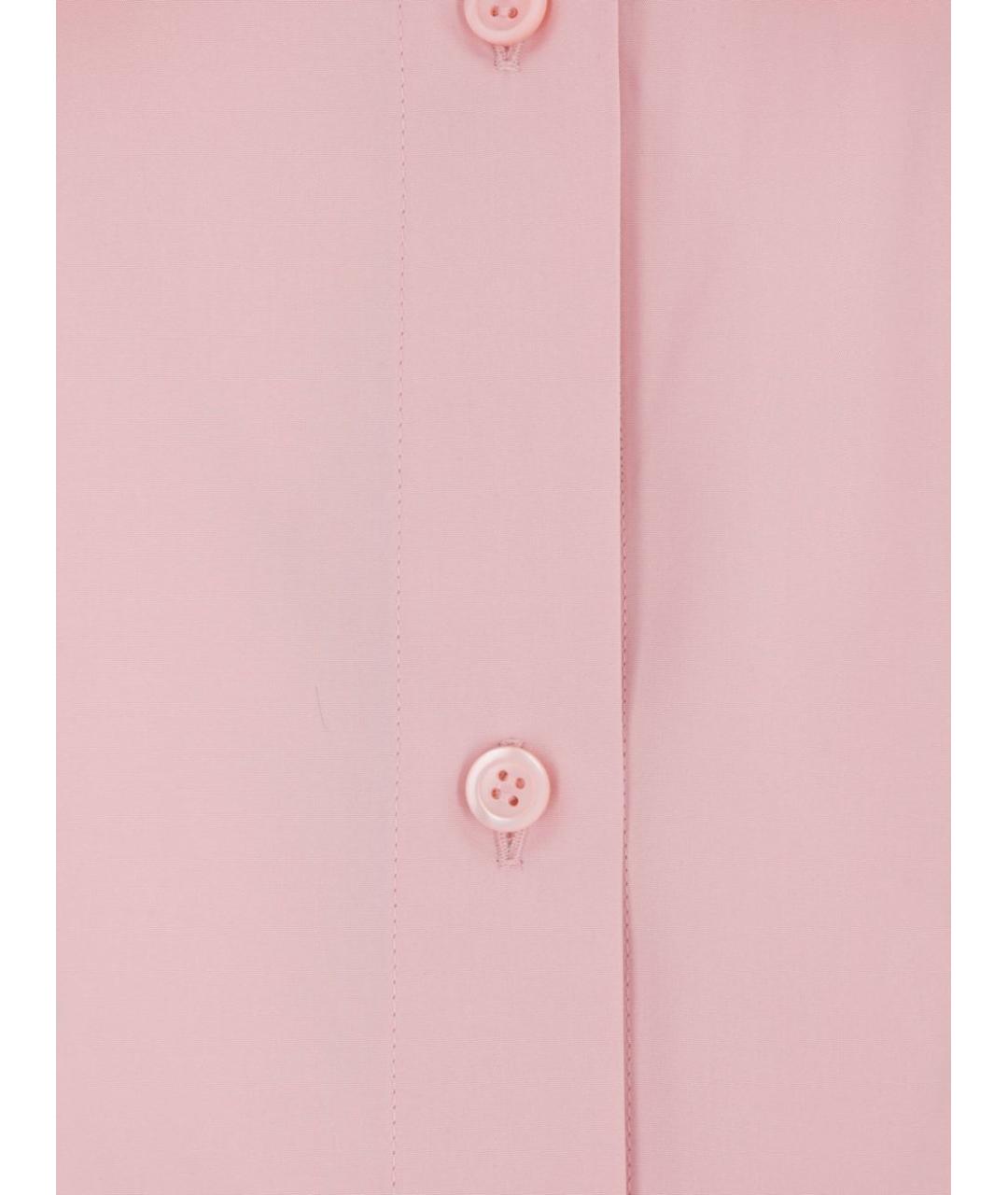 LOEWE Розовая хлопковая рубашка, фото 2
