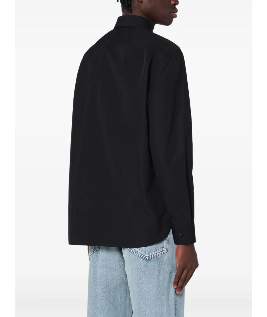 SAINT LAURENT Черная хлопковая кэжуал рубашка, фото 3