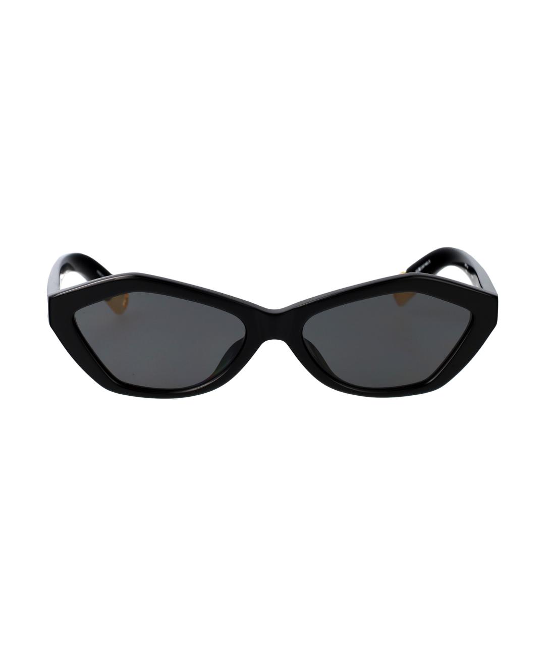 JACQUEMUS Черные солнцезащитные очки, фото 1
