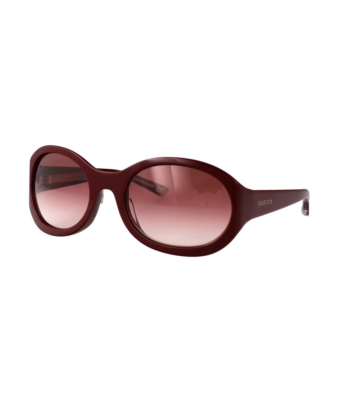 GUCCI Бордовые солнцезащитные очки, фото 1