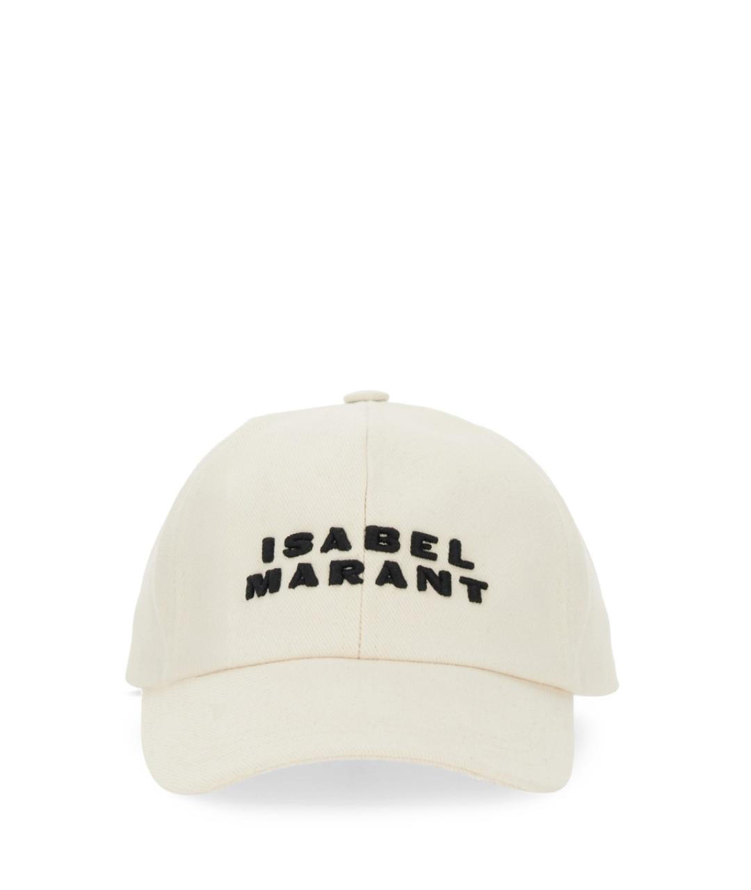 ISABEL MARANT Бежевая хлопковая кепка, фото 1