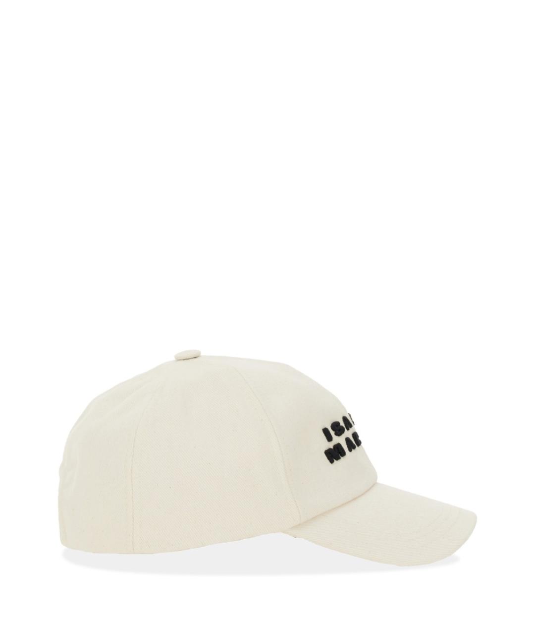 ISABEL MARANT Бежевая хлопковая кепка, фото 2