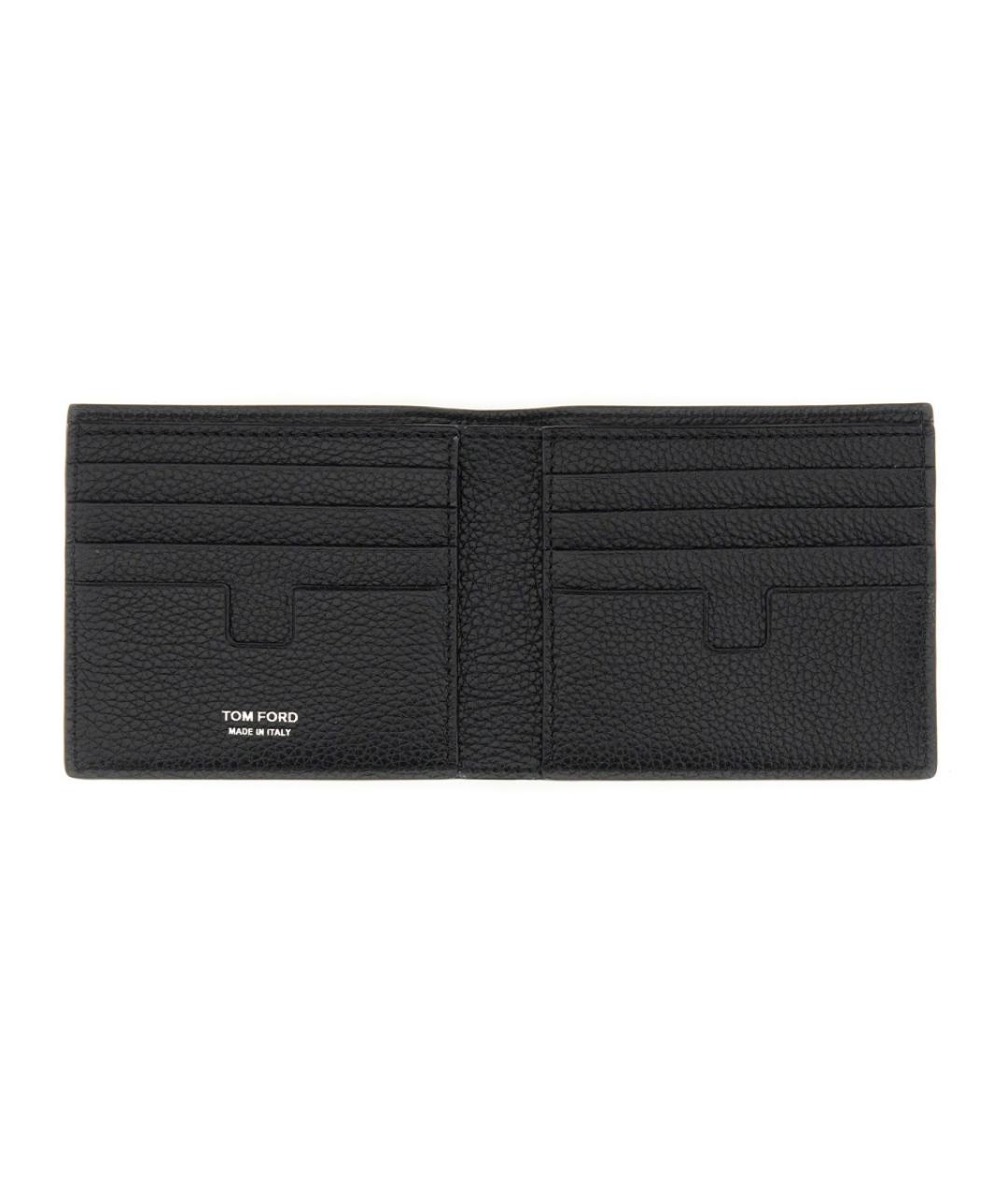 TOM FORD Черный кожаный кошелек, фото 2
