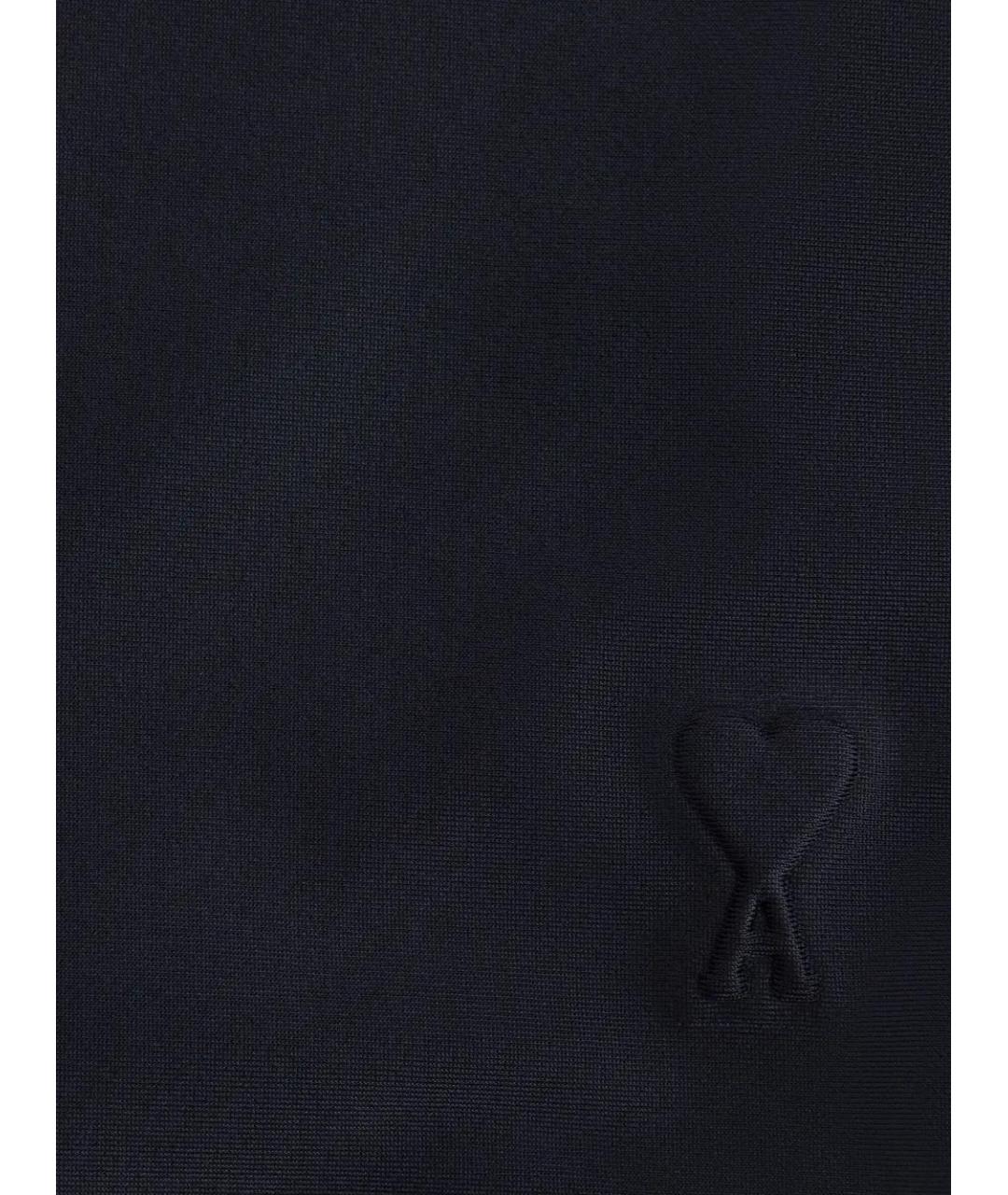 Ami Paris Черные полиамидовые шорты, фото 5