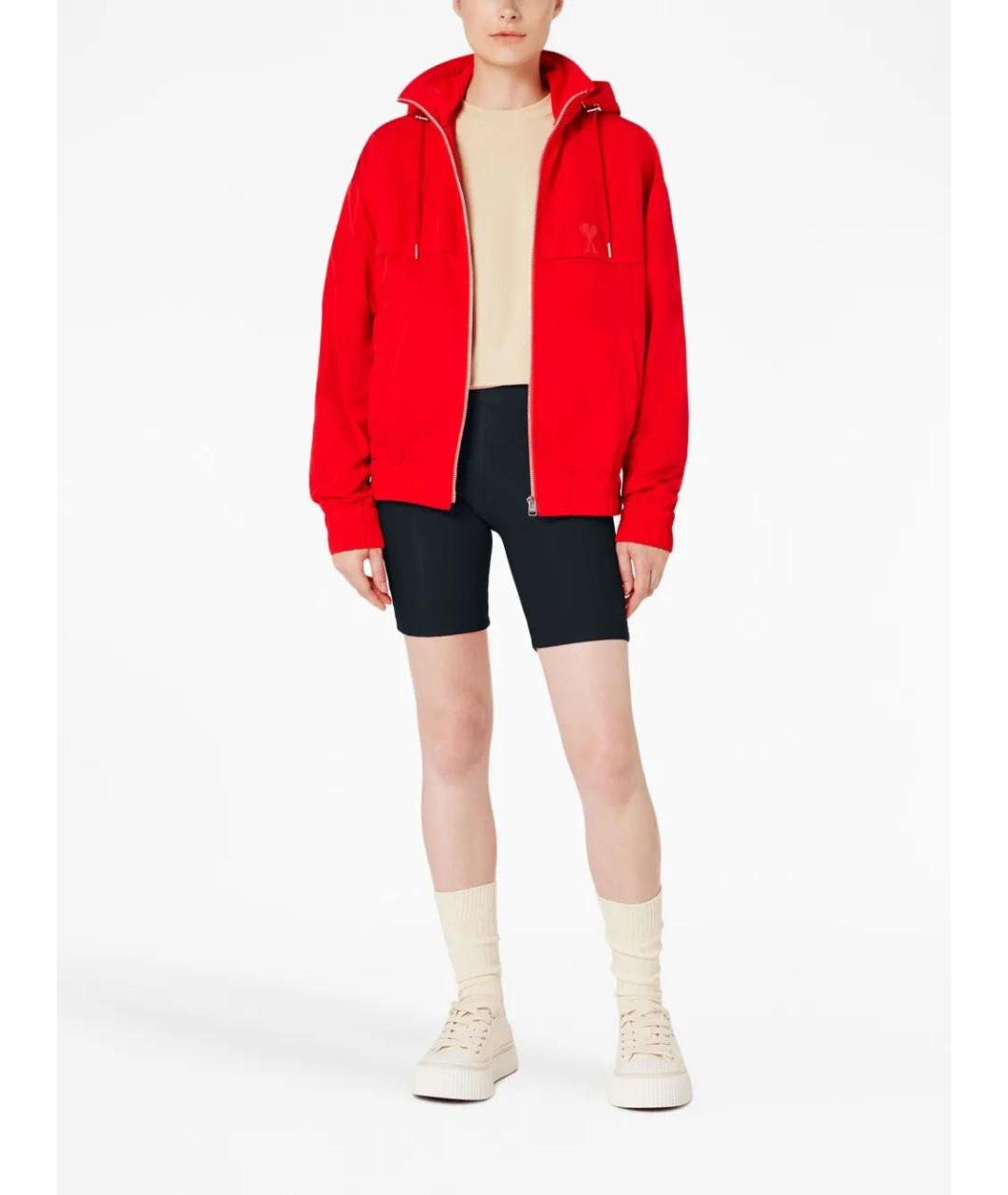 Ami Paris Черные полиамидовые шорты, фото 2