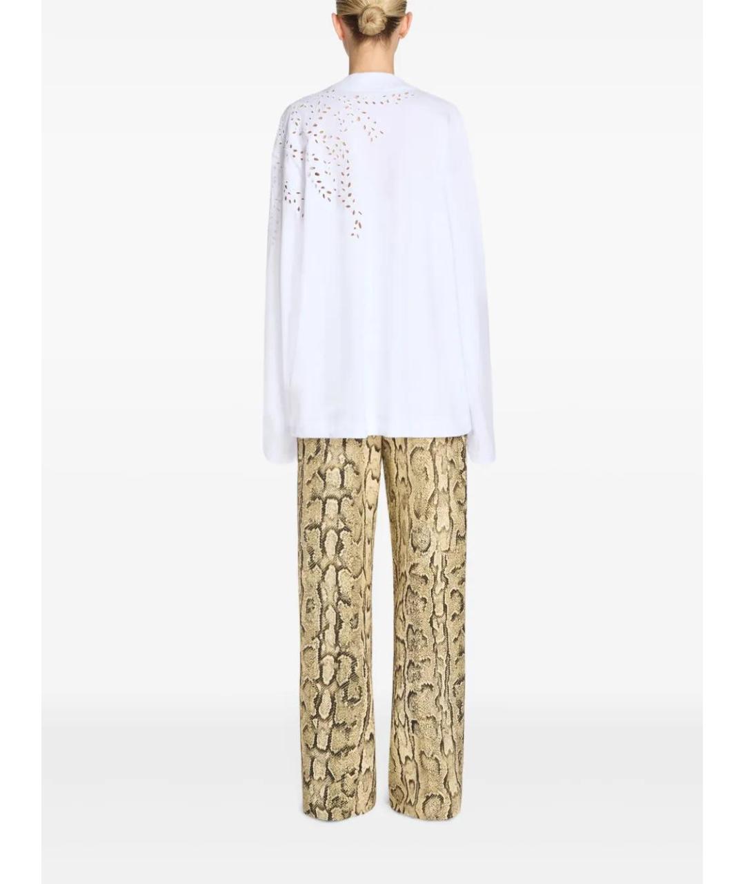 DRIES VAN NOTEN Мульти вискозные прямые брюки, фото 4