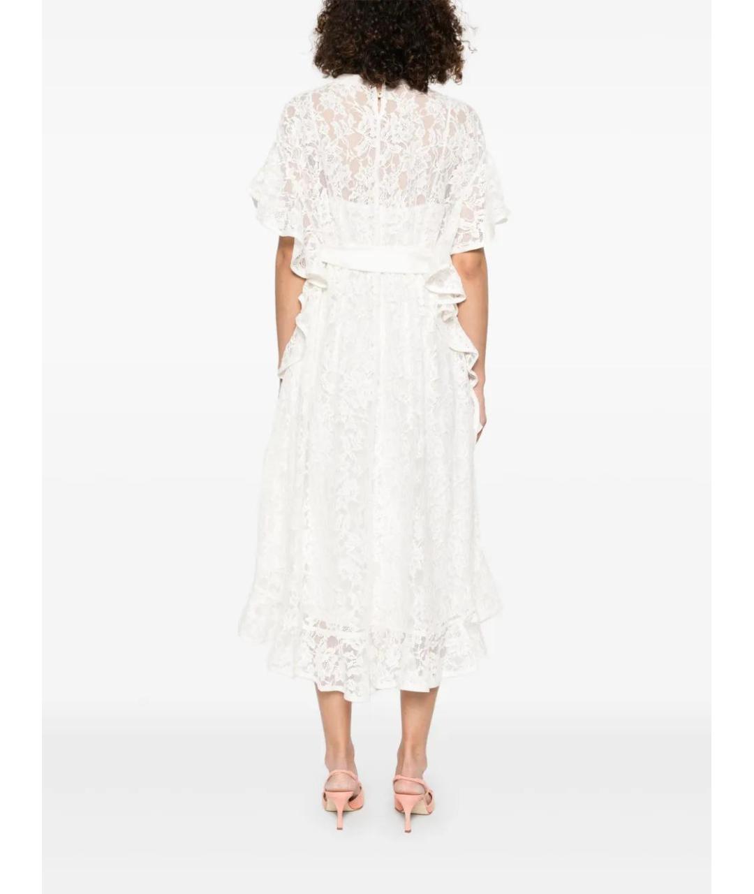 ZIMMERMANN Белое хлопковое повседневное платье, фото 4