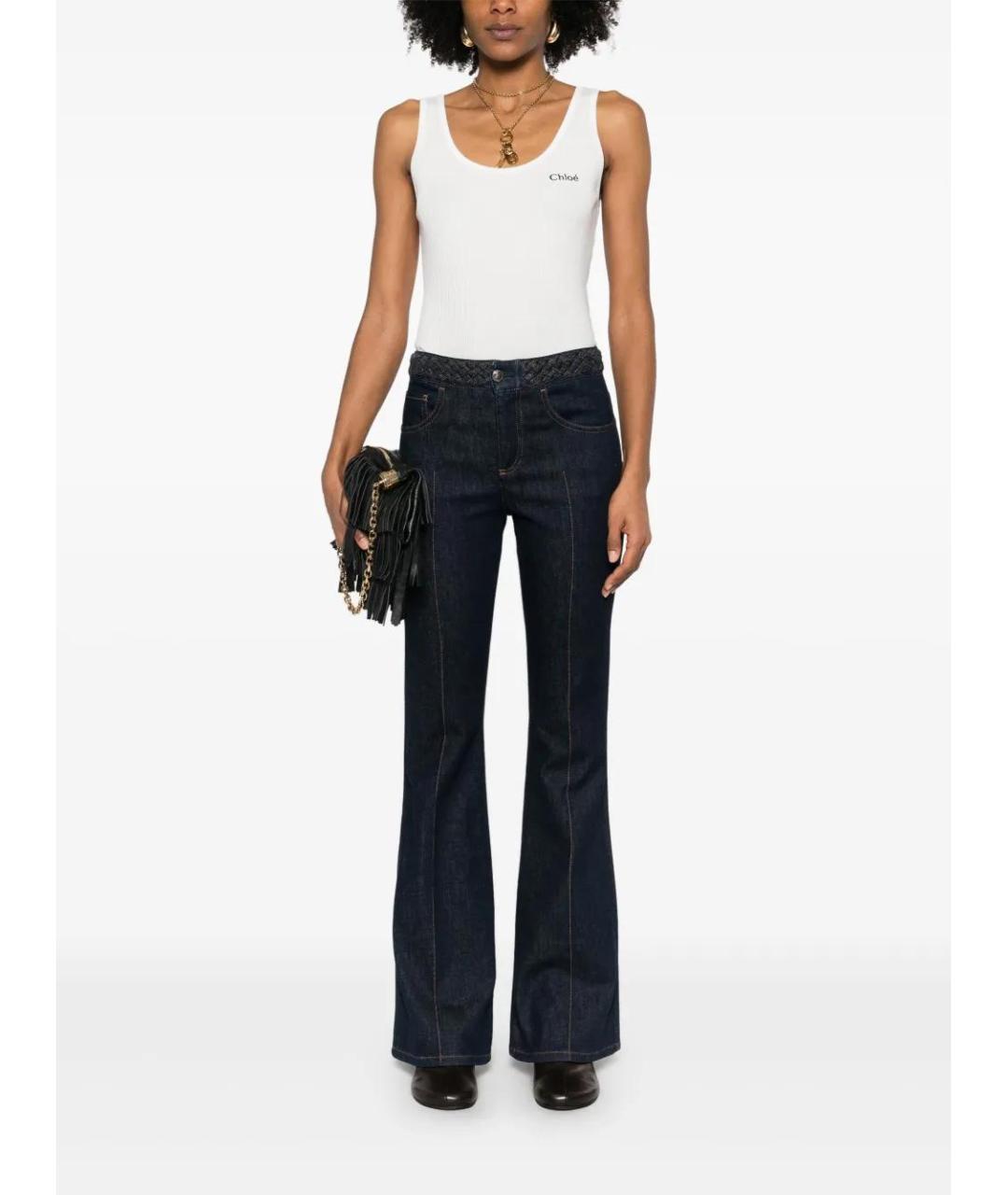 CHLOE Белая хлопковая майка, фото 2