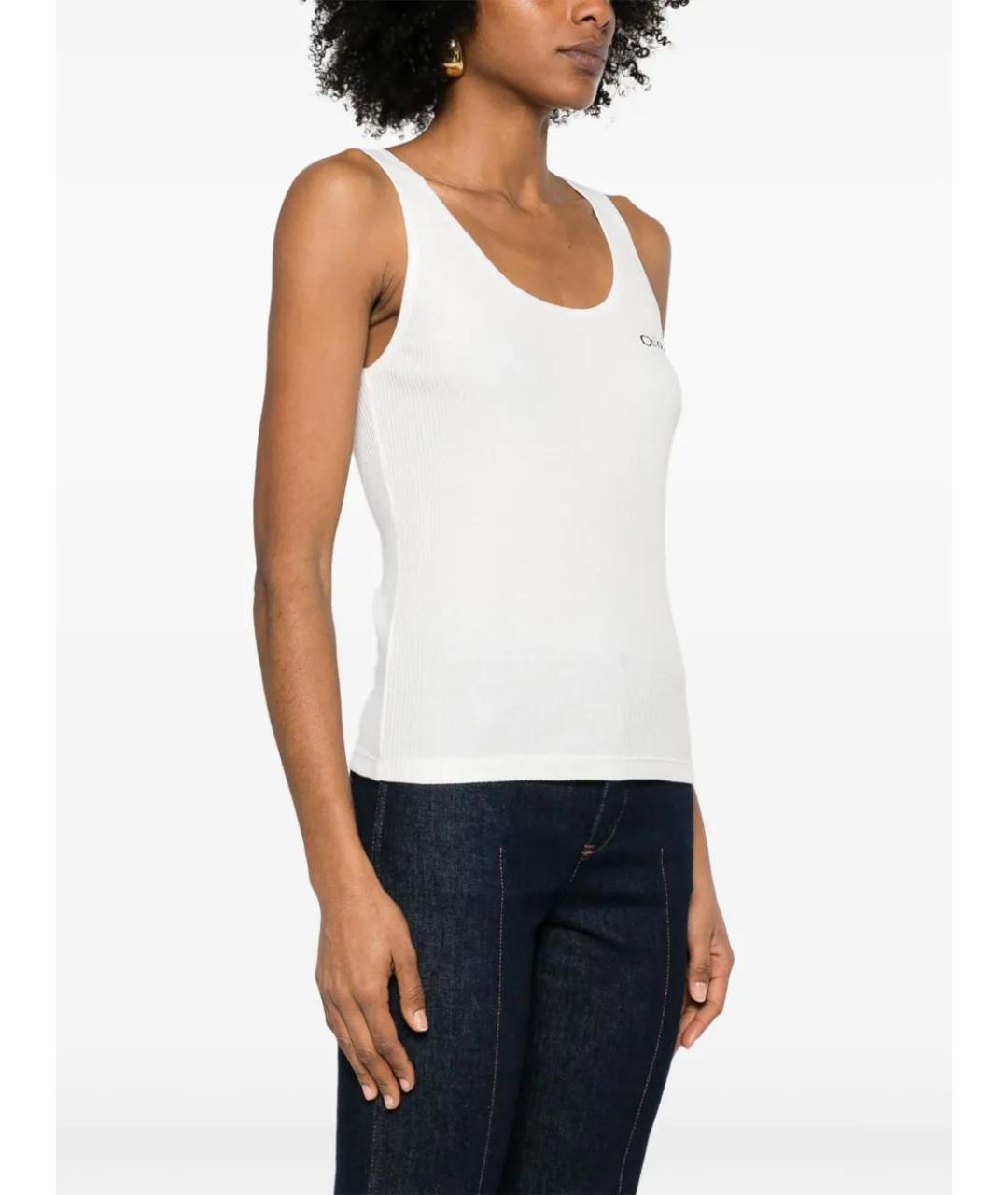 CHLOE Белая хлопковая майка, фото 3