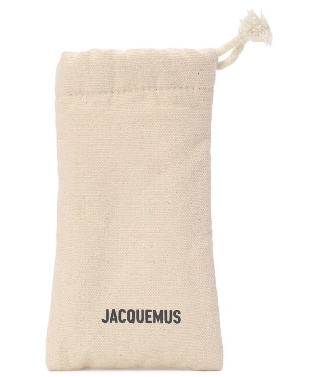 JACQUEMUS Черные пластиковые солнцезащитные очки, фото 4