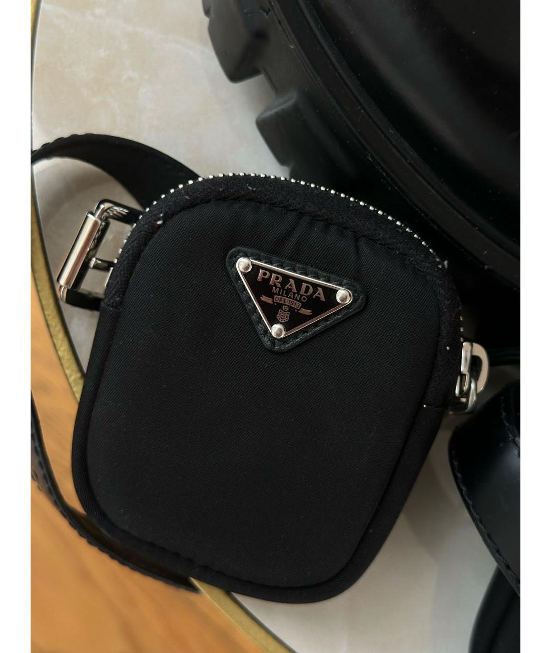 PRADA Черные кожаные ботинки, фото 6