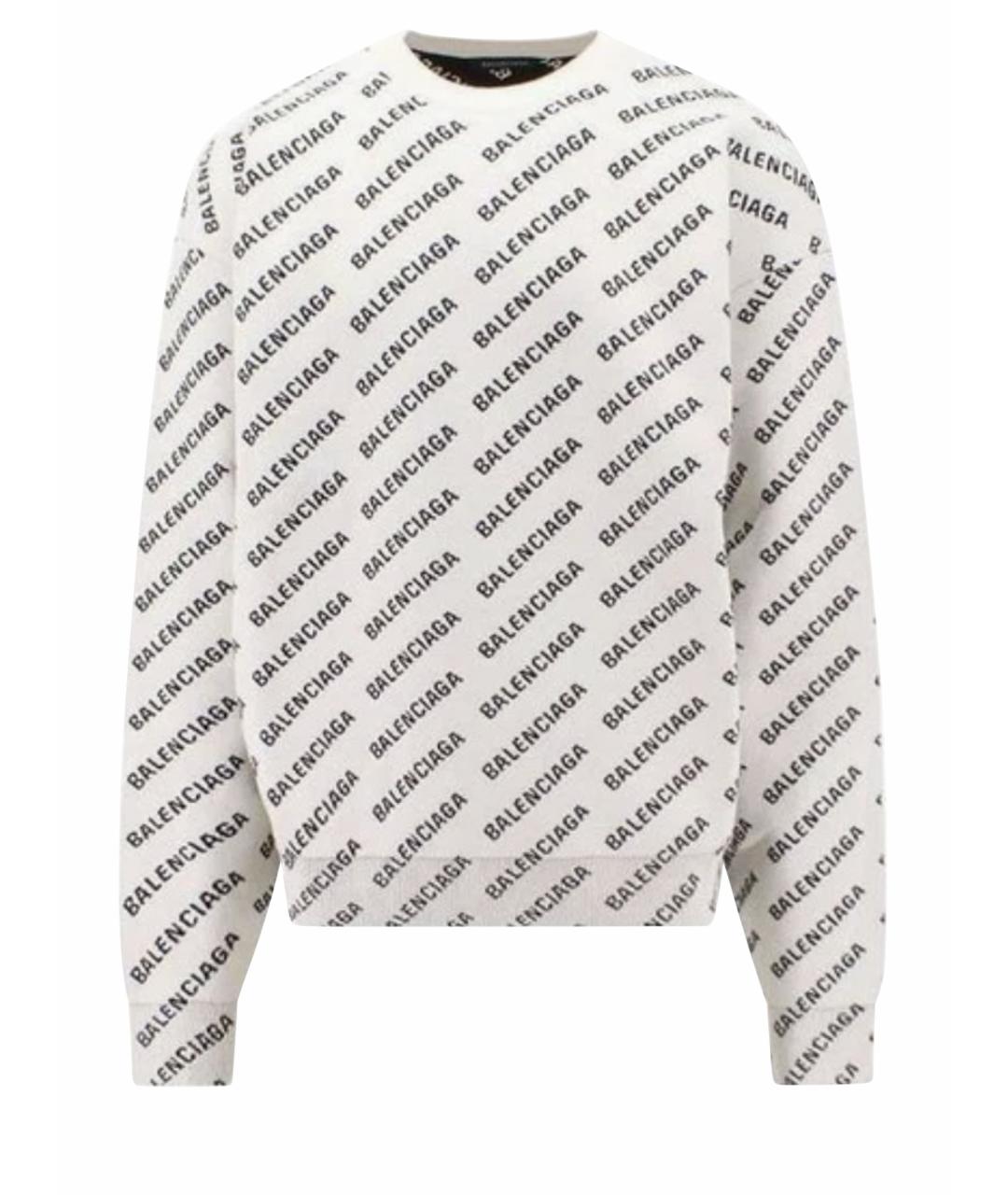 BALENCIAGA Белый джемпер / свитер, фото 1