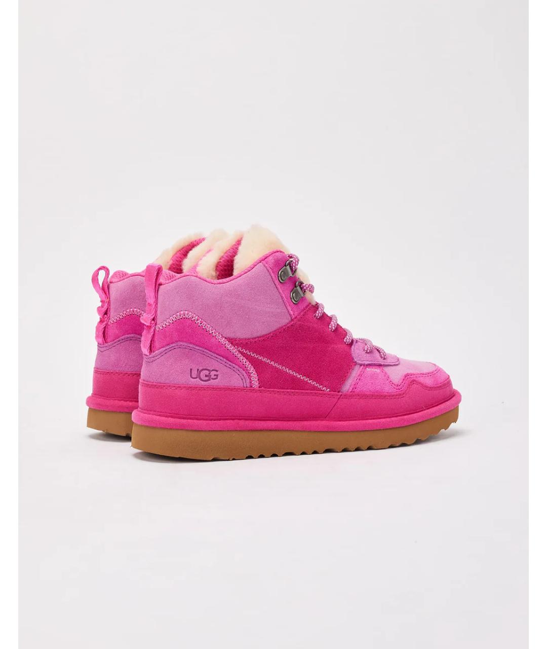 UGG AUSTRALIA Розовые замшевые ботинки, фото 2