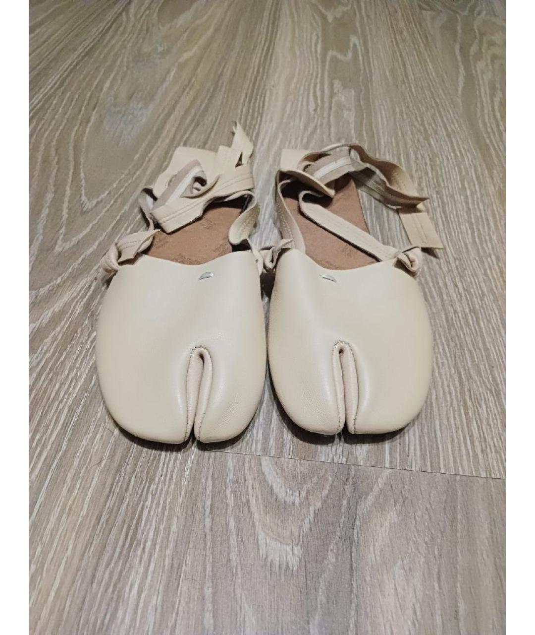 MAISON MARGIELA Кожаные босоножки, фото 2
