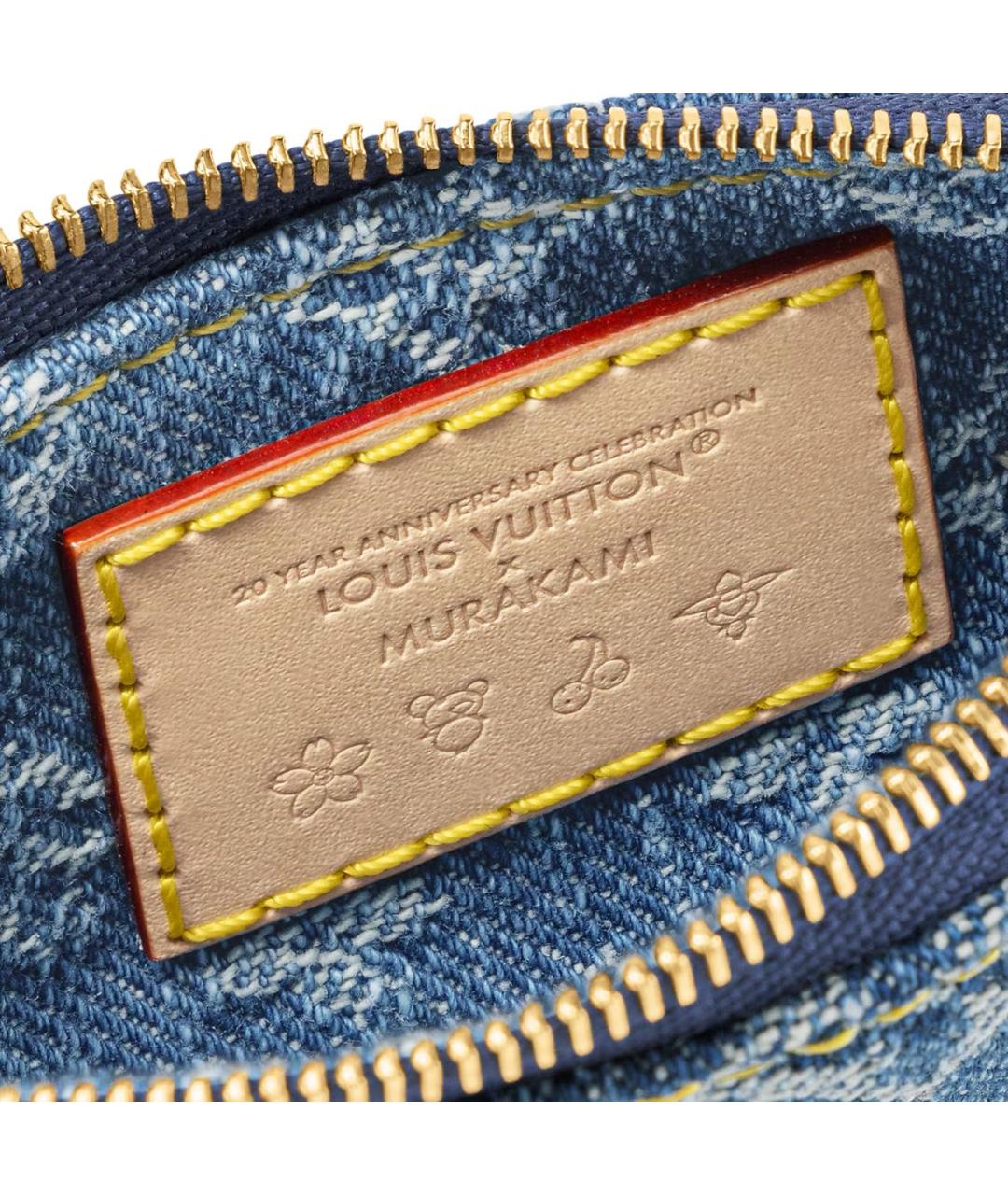 LOUIS VUITTON Голубой кошелек, фото 4