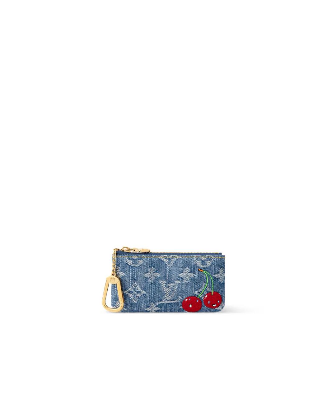 LOUIS VUITTON Голубой кошелек, фото 5