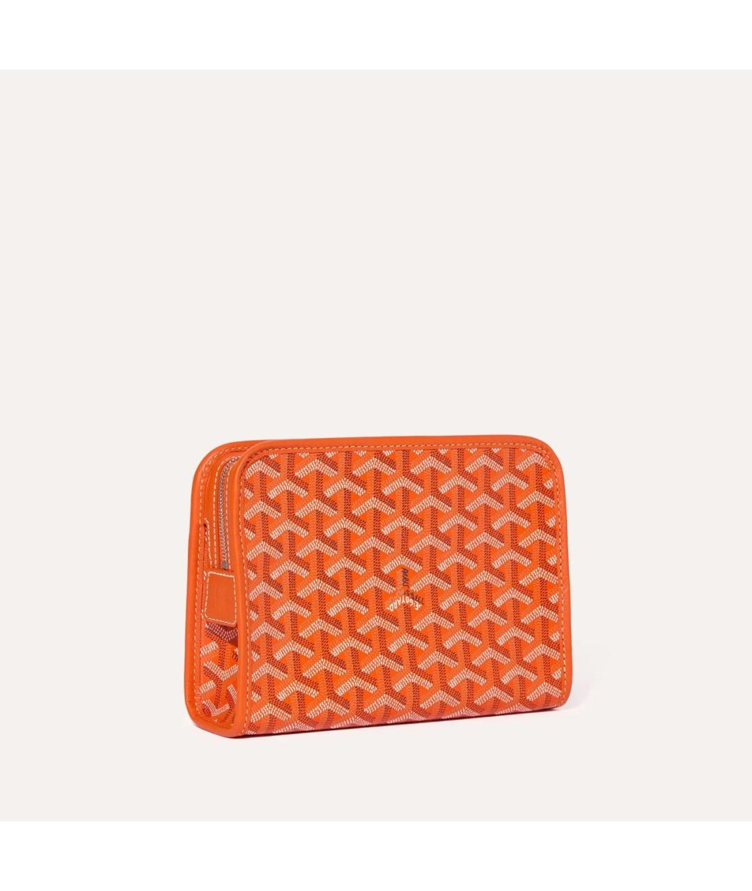 GOYARD Оранжевая барсетка, фото 2