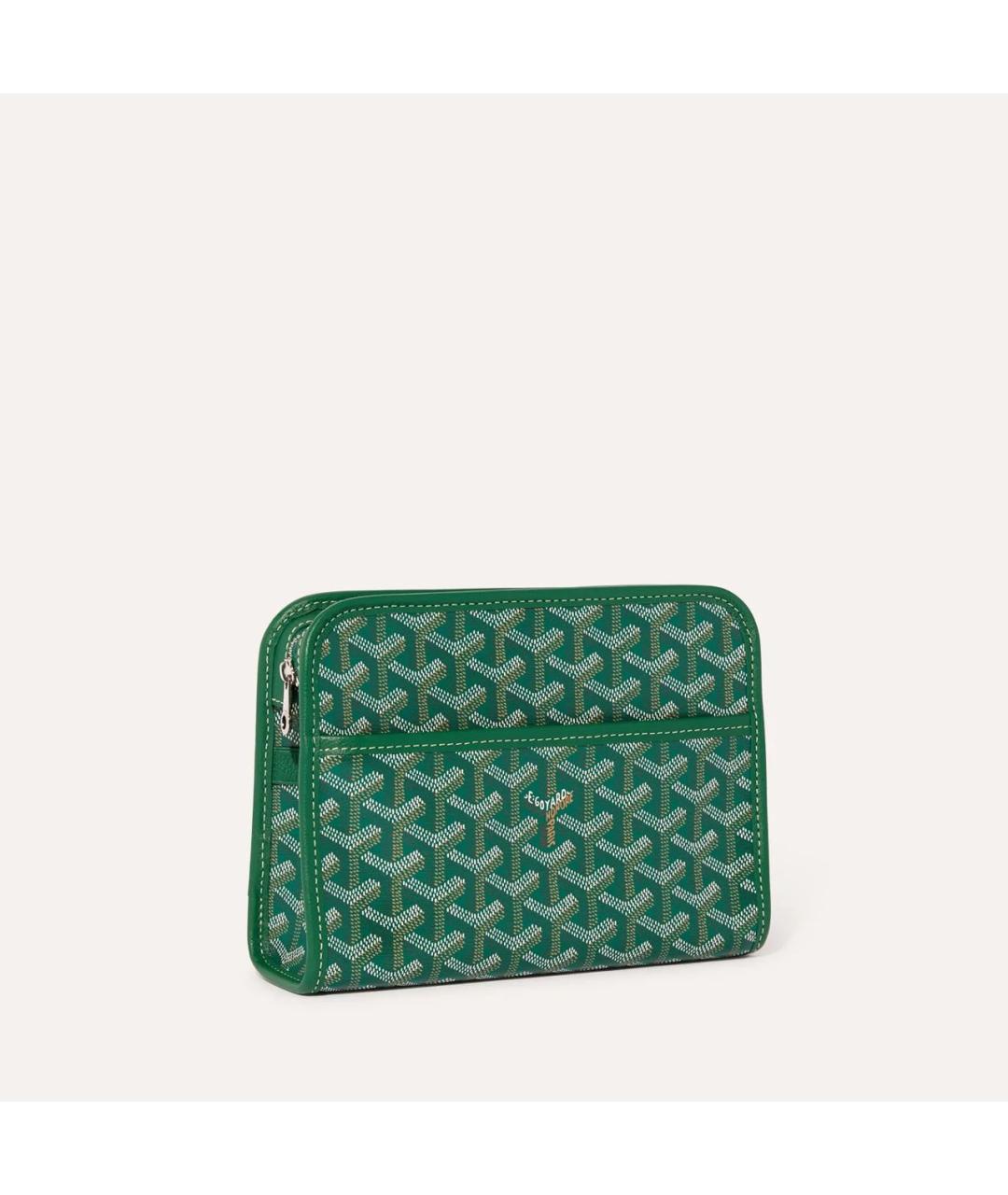 GOYARD Зеленая барсетка, фото 5