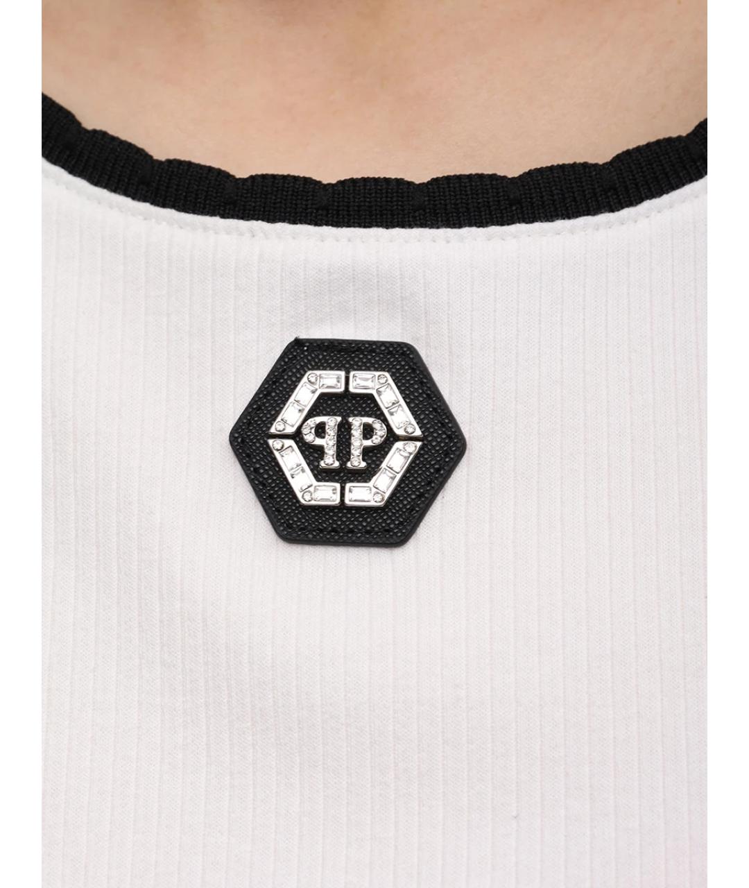 PHILIPP PLEIN Белая футболка, фото 5