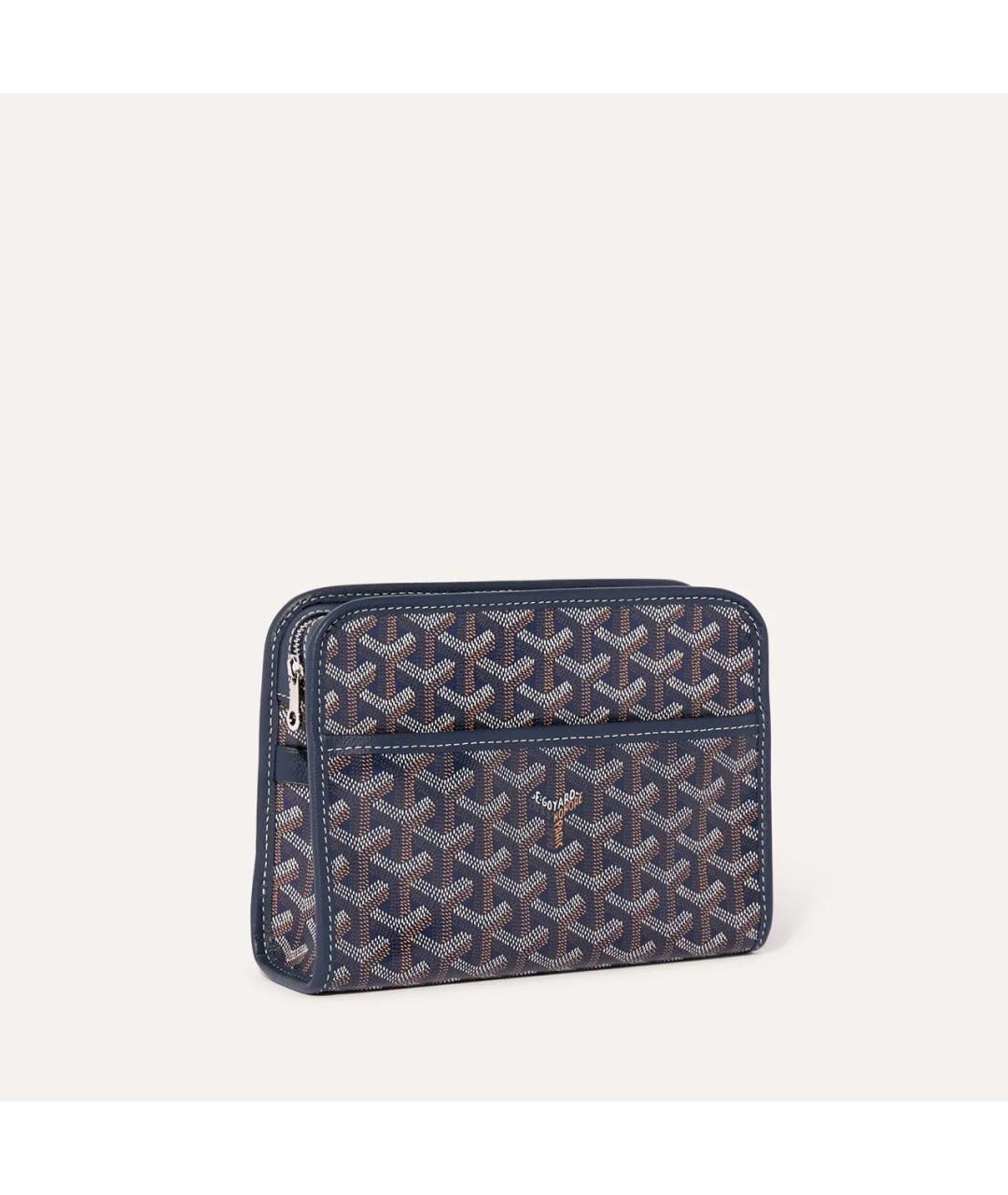 GOYARD Темно-синяя барсетка, фото 2
